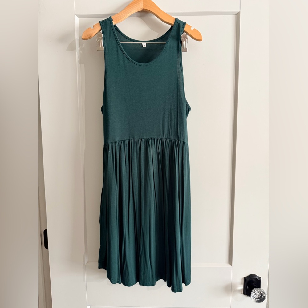 Amazon Forest Green Midi Dress